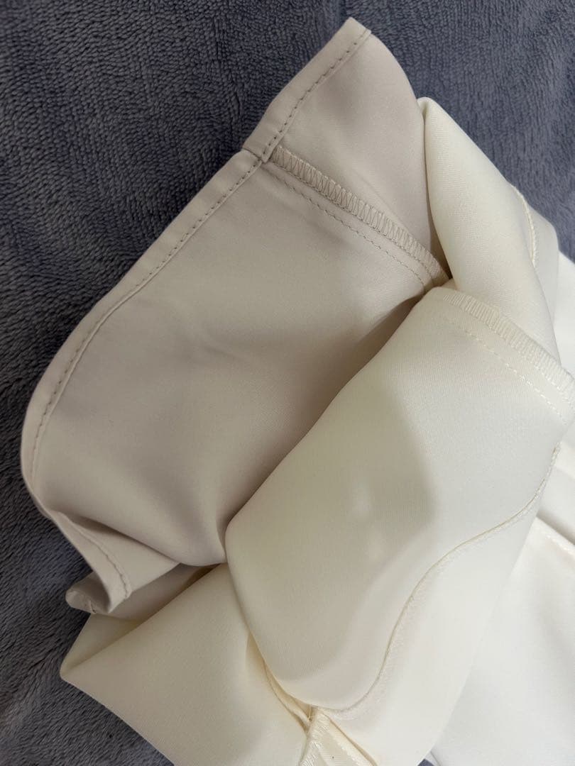 【新品タグ付】ダブルサテンストレートパンツ M