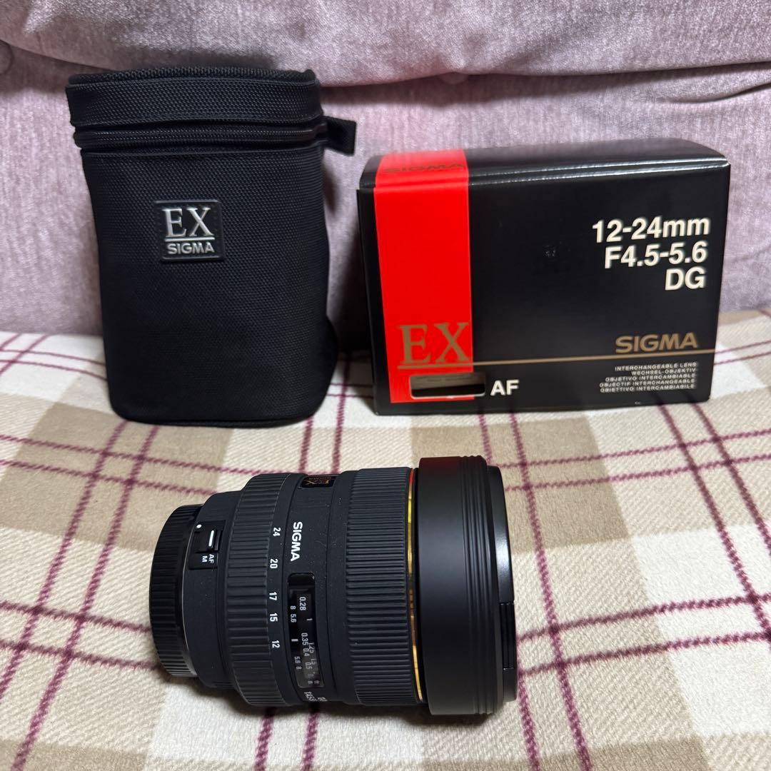【美品】SIGMA 12-24mm F4.5-5.6 EX DG EFマウント