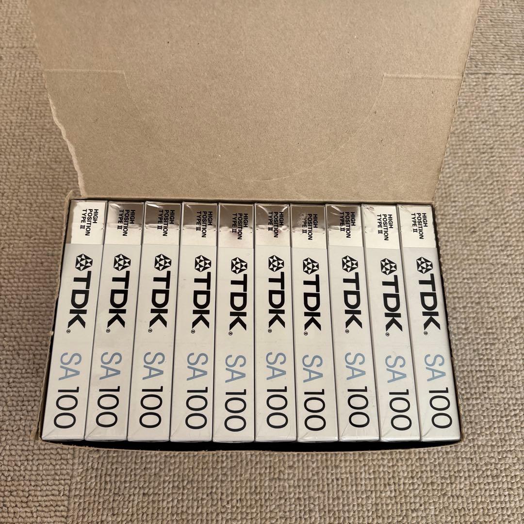 TDK SA100 未開封　１０個　外箱付き