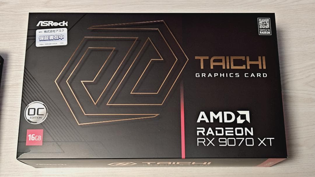 ★Zero★ RX 9070 XT Taichi 16GB OC