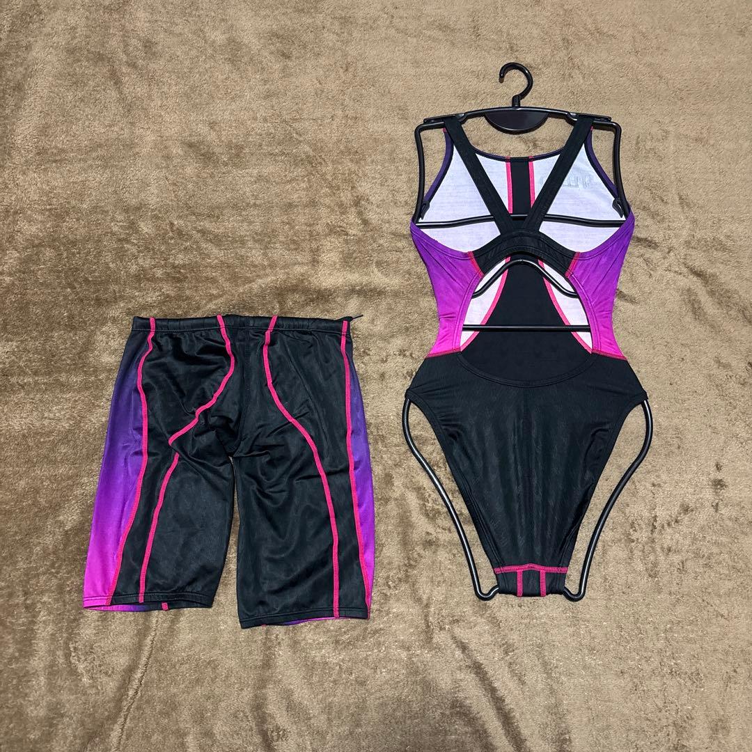 スピード 競泳水着 ファーストスキンEX メンズMサイズ・レディースLサイズ2着