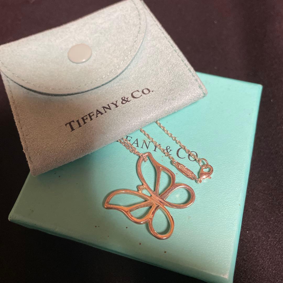 ティファニー 蝶々ネックレス