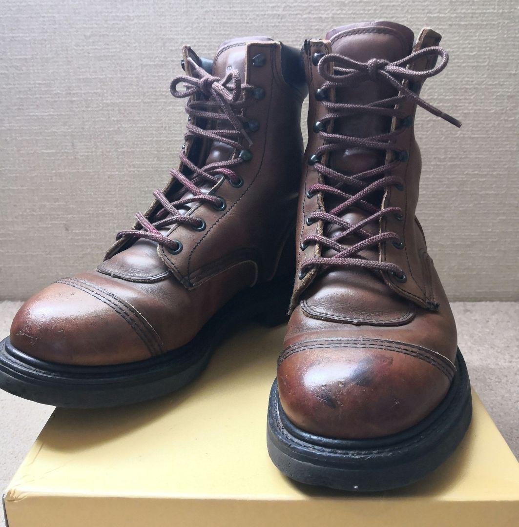 レッドウィング　90'sワークブーツ 刺繍羽根タグ size8D