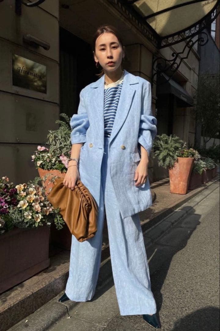 アメリヴィンテージ　リネン　セットアップ　Ameri