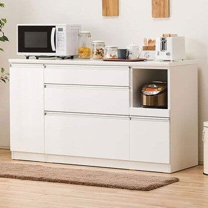 【送料込み/美品/ニトリ】キッチンボード/ホワイト