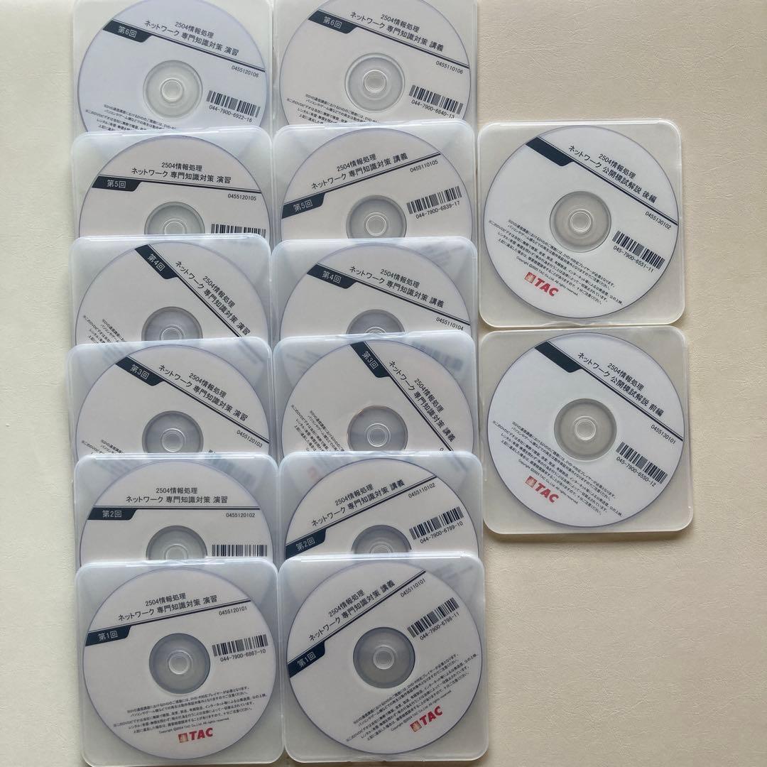 令和7年　2025年春期合格目標　TAC ネットワークスペシャリスト DVD