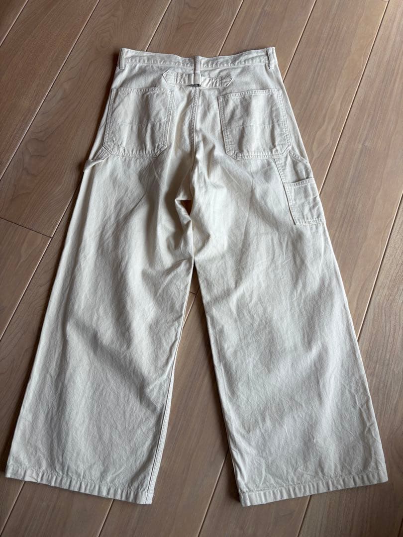 FRAMEWORK デニムペインターパンツ ホワイト