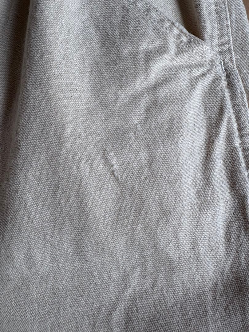 FRAMEWORK デニムペインターパンツ ホワイト