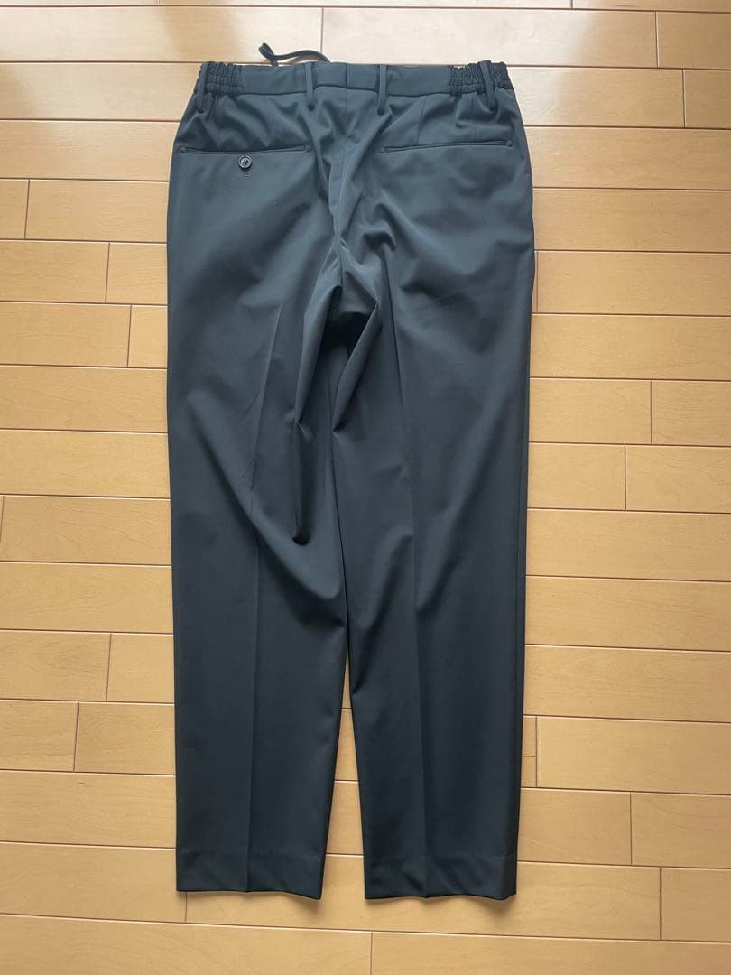 + CLOTHET マットツイスト ダブルジャージーパンツ　黒ブラック　サイズ1