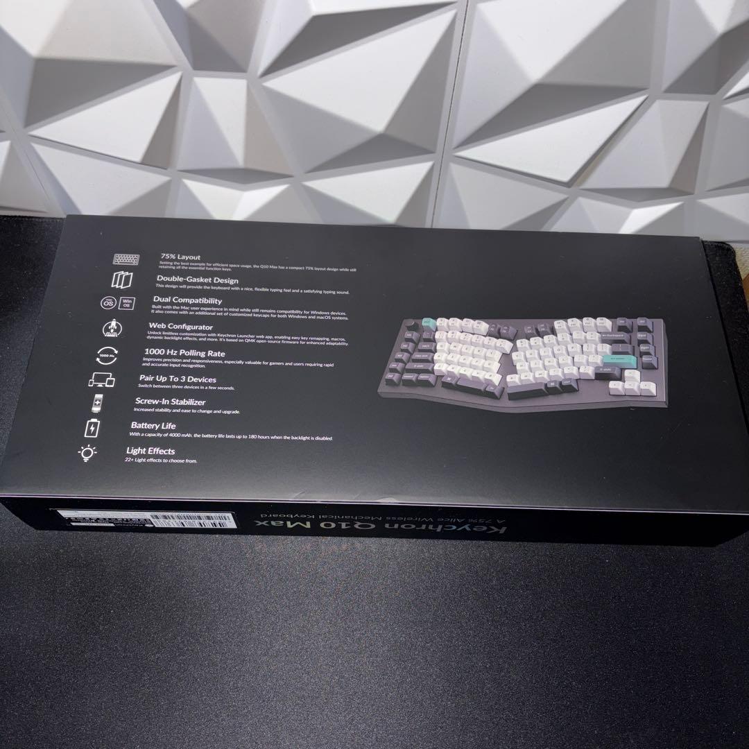 Keychron Q10 Max 75% アリス配列 キーボード