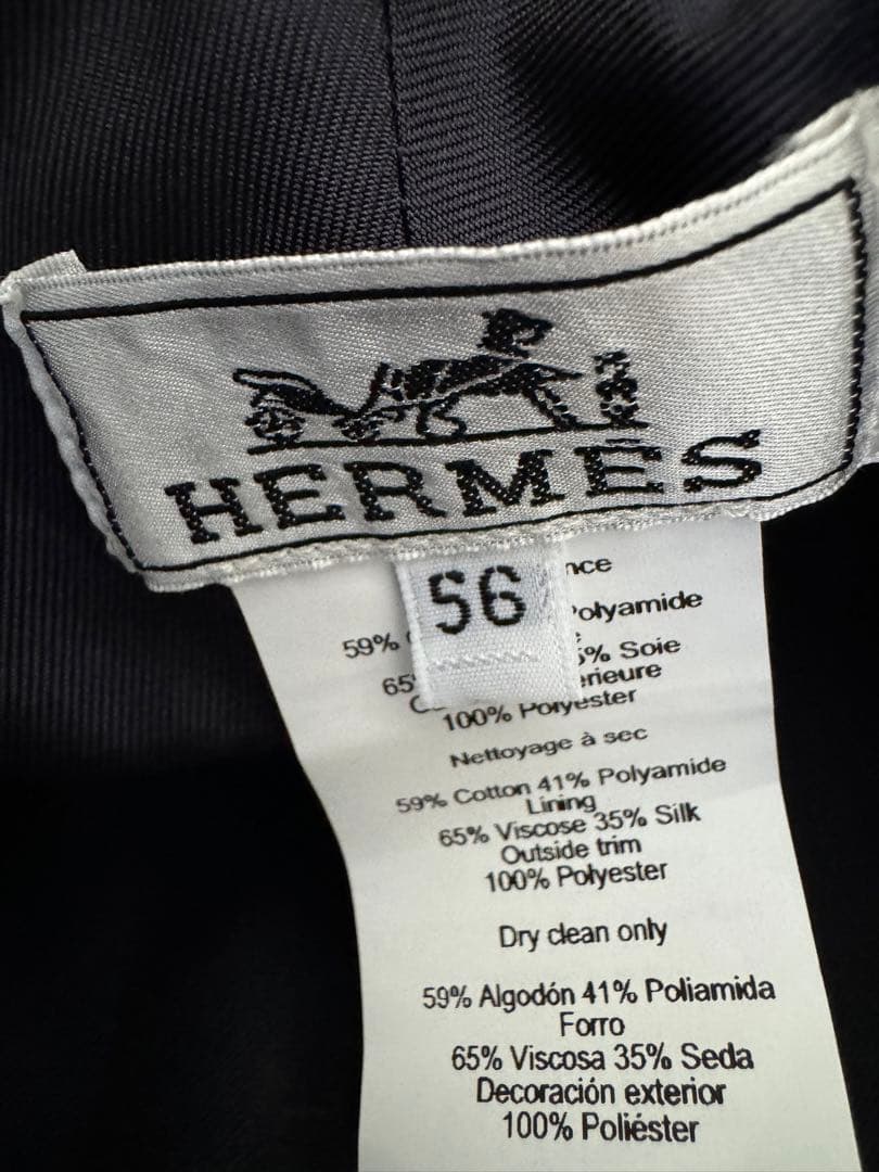 HERMESインディゴ シルバー金具