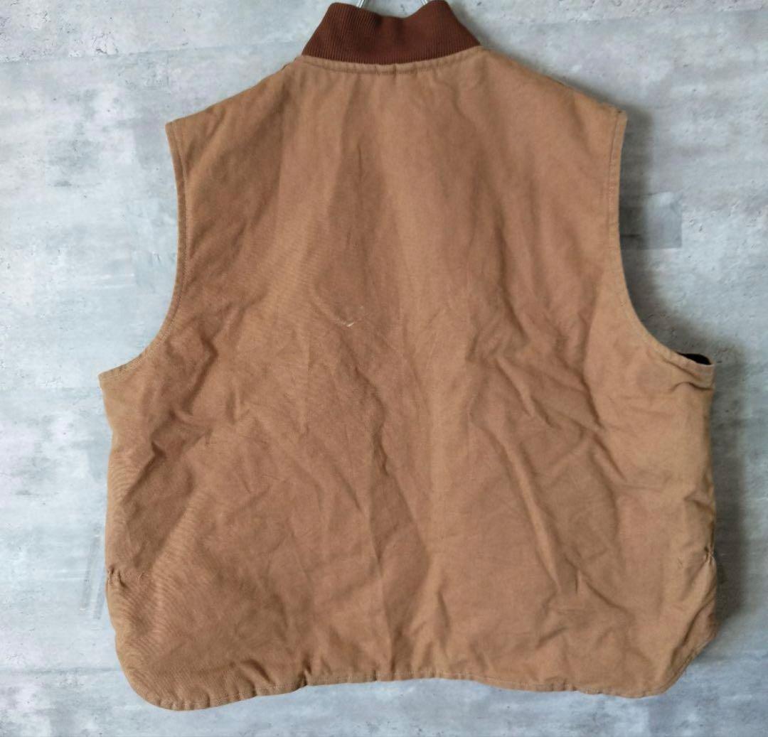 Carhartt ダックベスト 中綿UFCW キャメル 3XL 状態良好