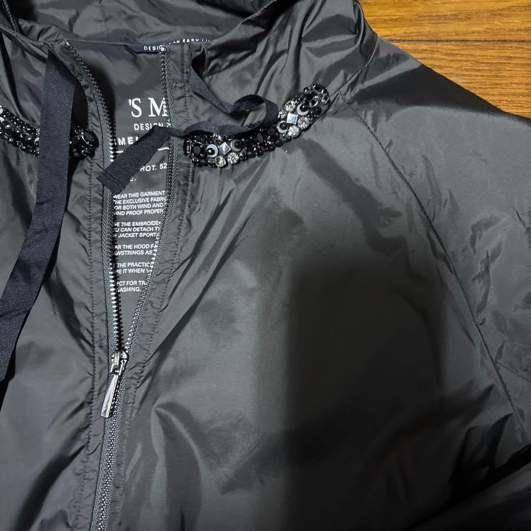 S MaxMara タイムレスフーデッドジャケット S カーキ　七分袖