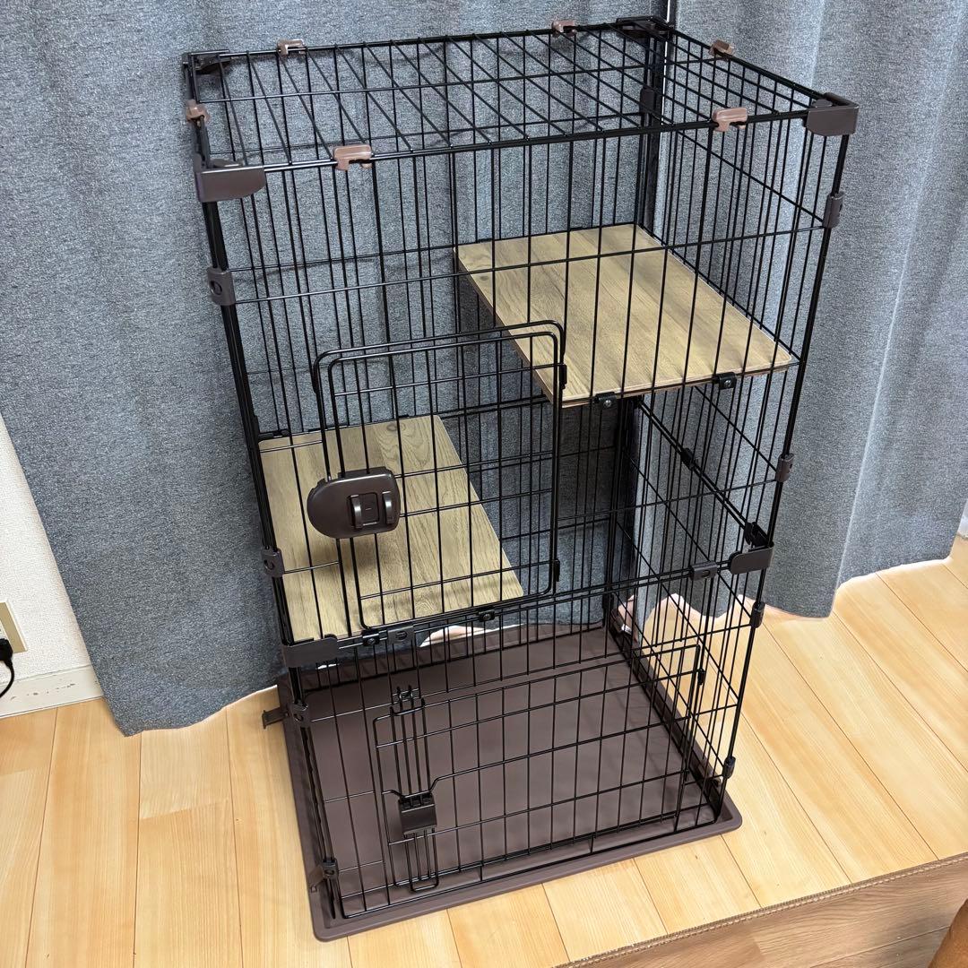 猫用キャットケージ 黒