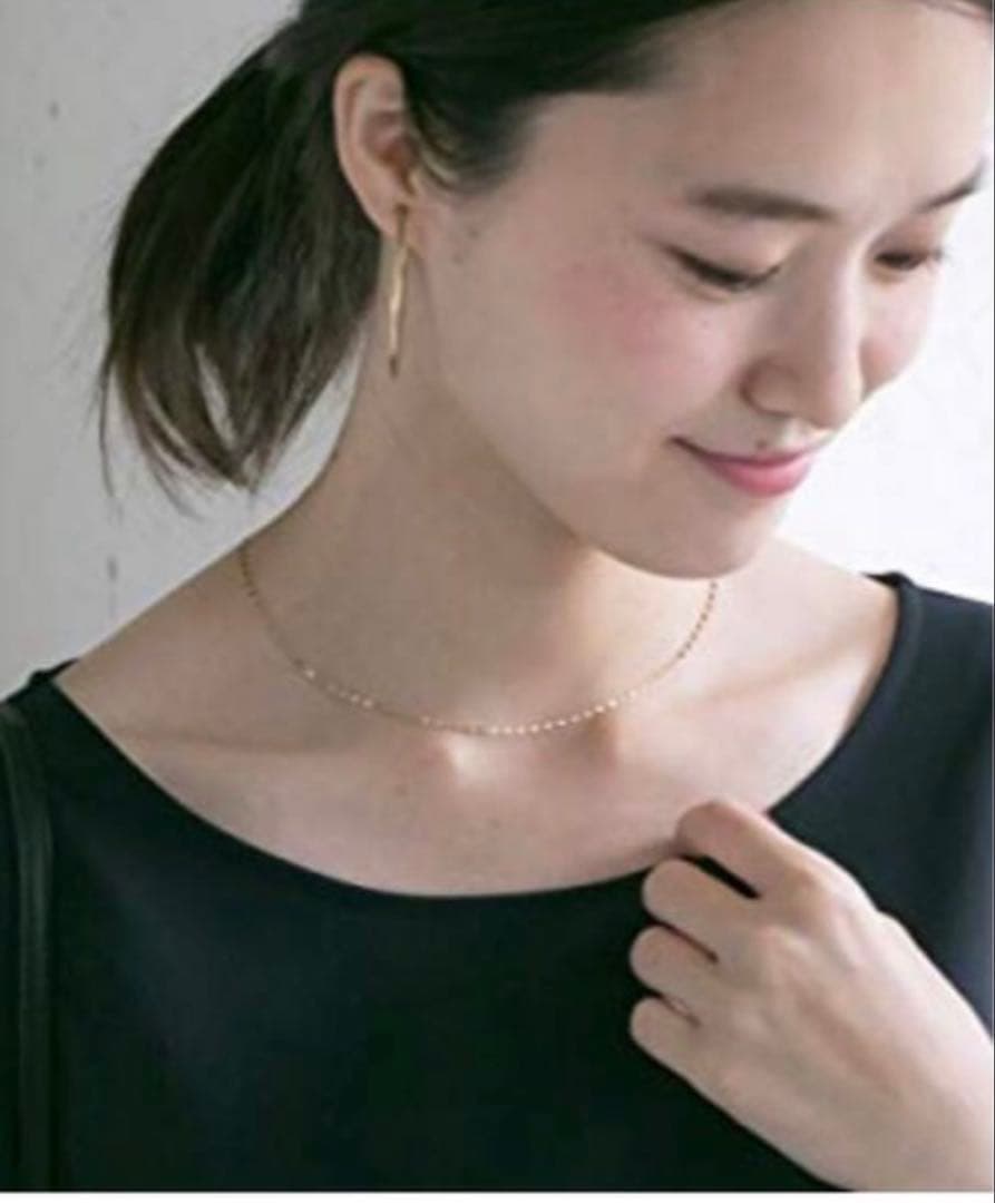 アーバンリサーチ　k10 エクレアチェーン　ネックレス　ルボンボン