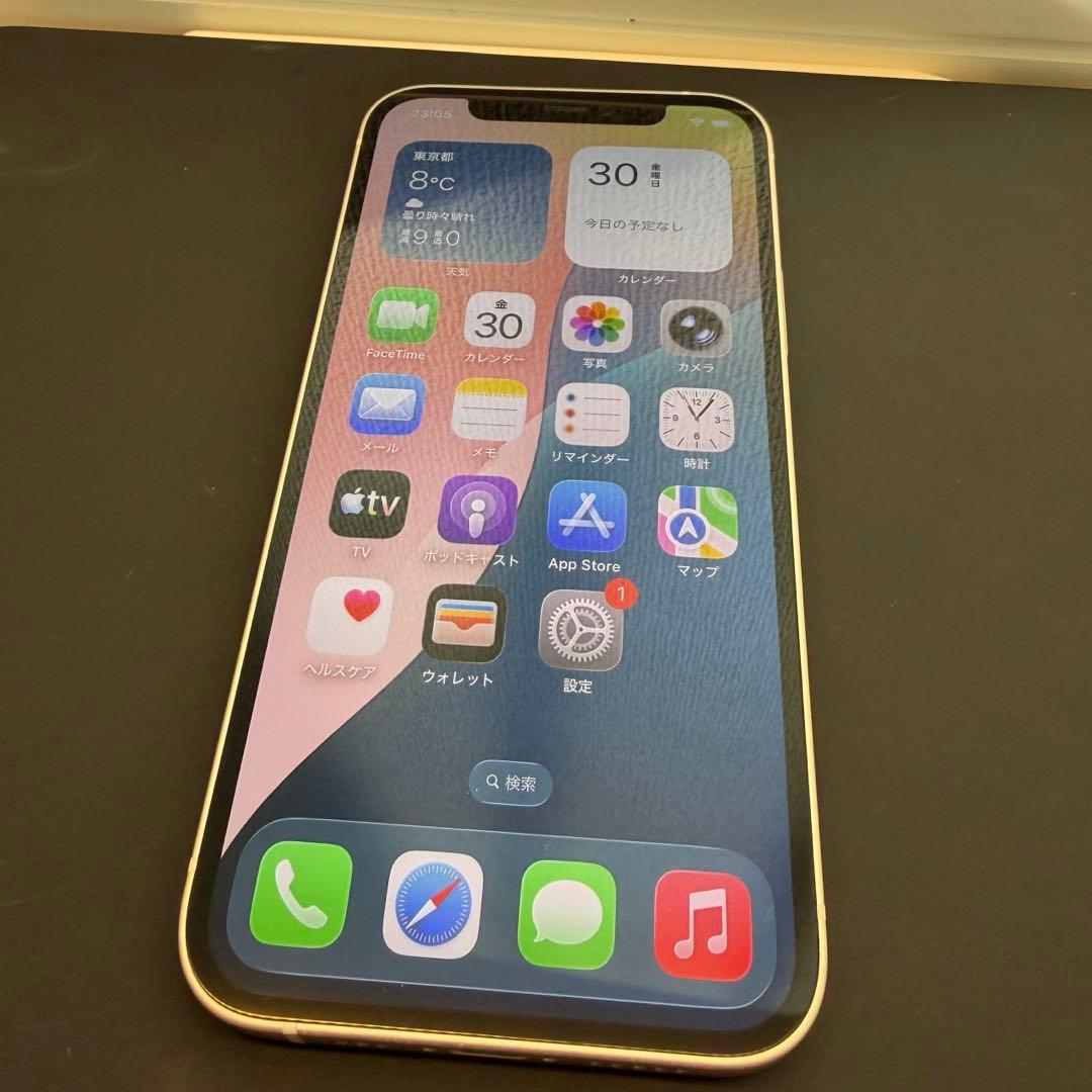 【美品】iPhone12 ホワイト 64GB SIMフリー