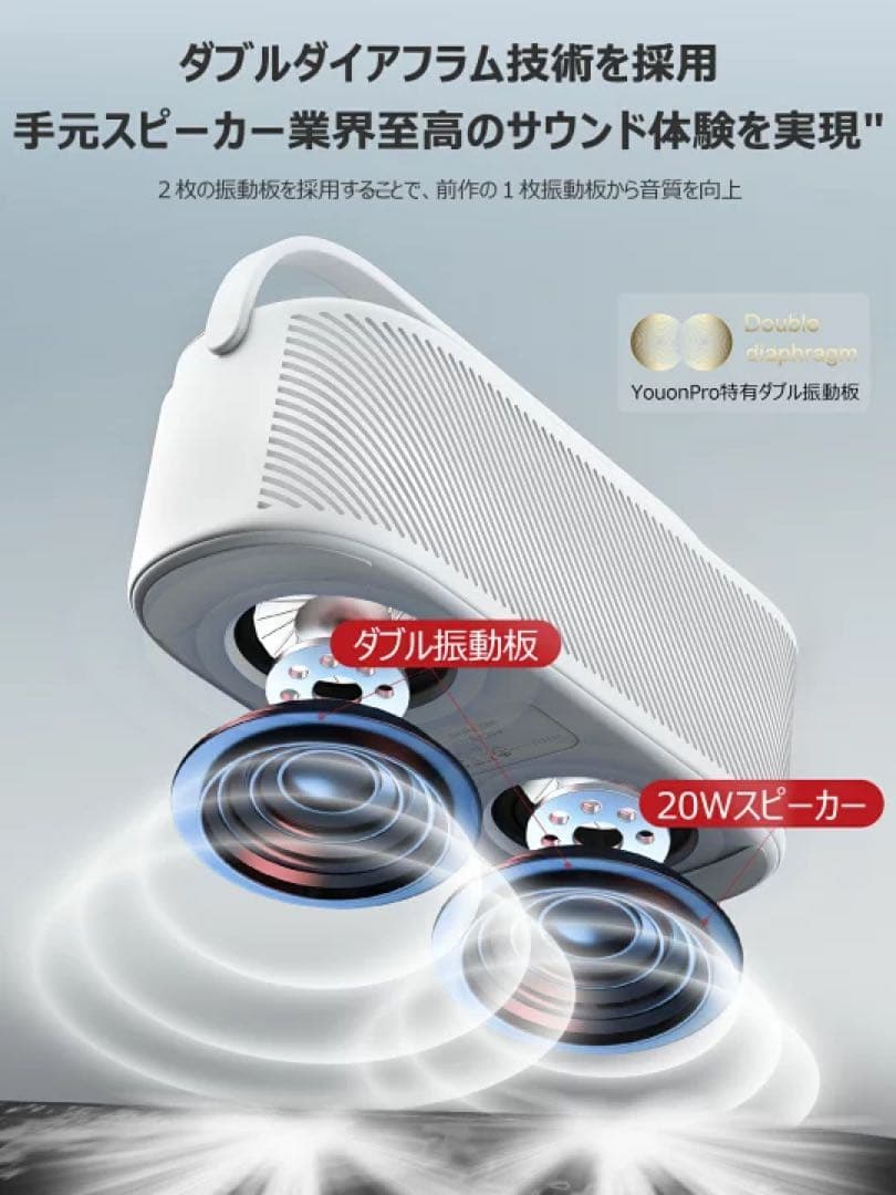 思いやり手元スピーカープロ ゼロ遅延 手元スピーカーテレビ用20W出力