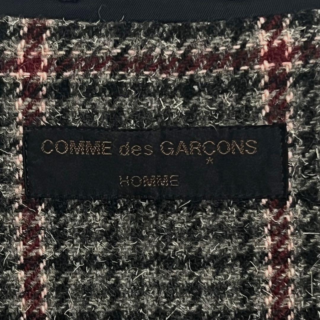 【美品】コムデギャルソンオム　綿×チェックダブルフェイスジャケット　リバーシブル