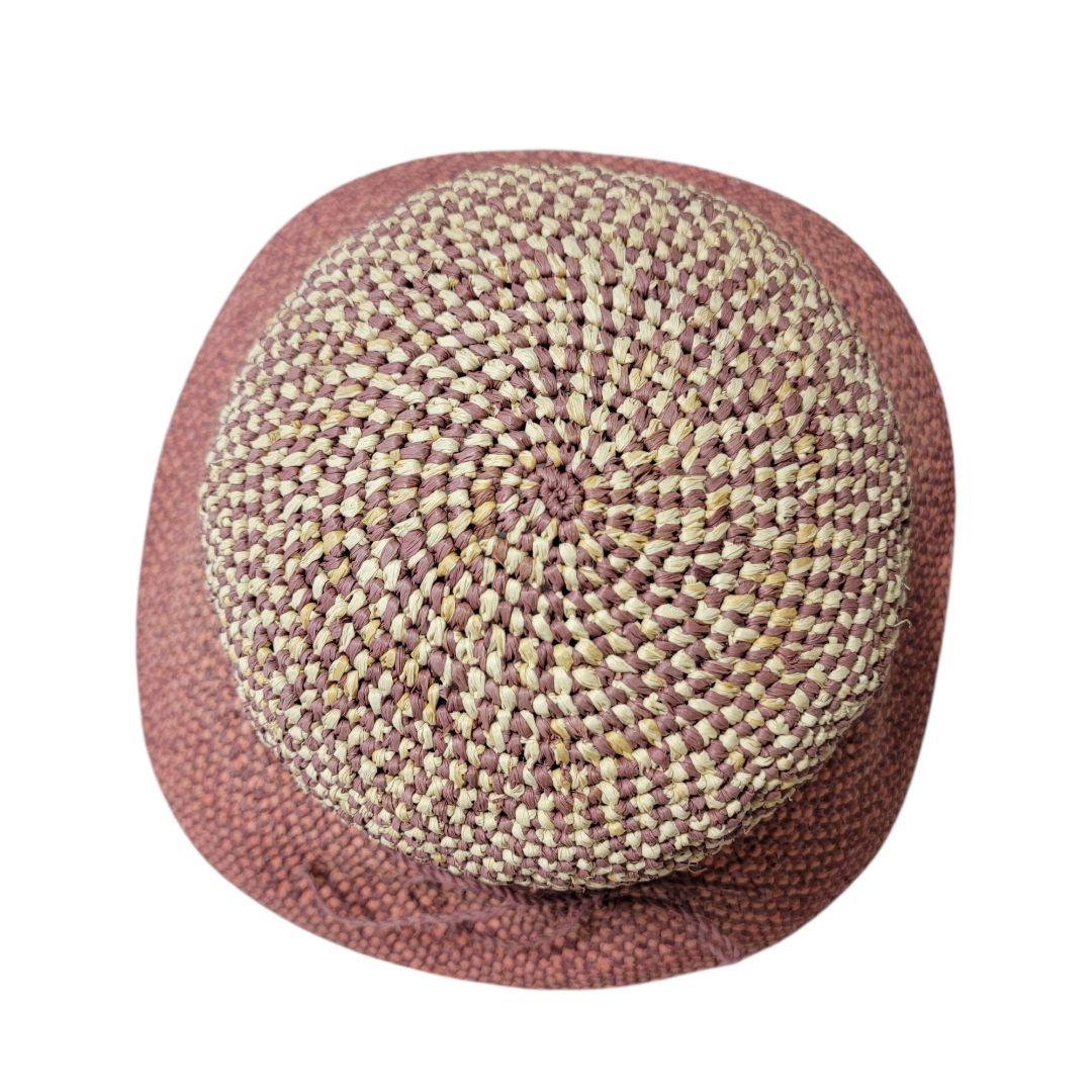 美品 バイカラー ヘレンカミンスキー PROVANCE8 ラフィアハット