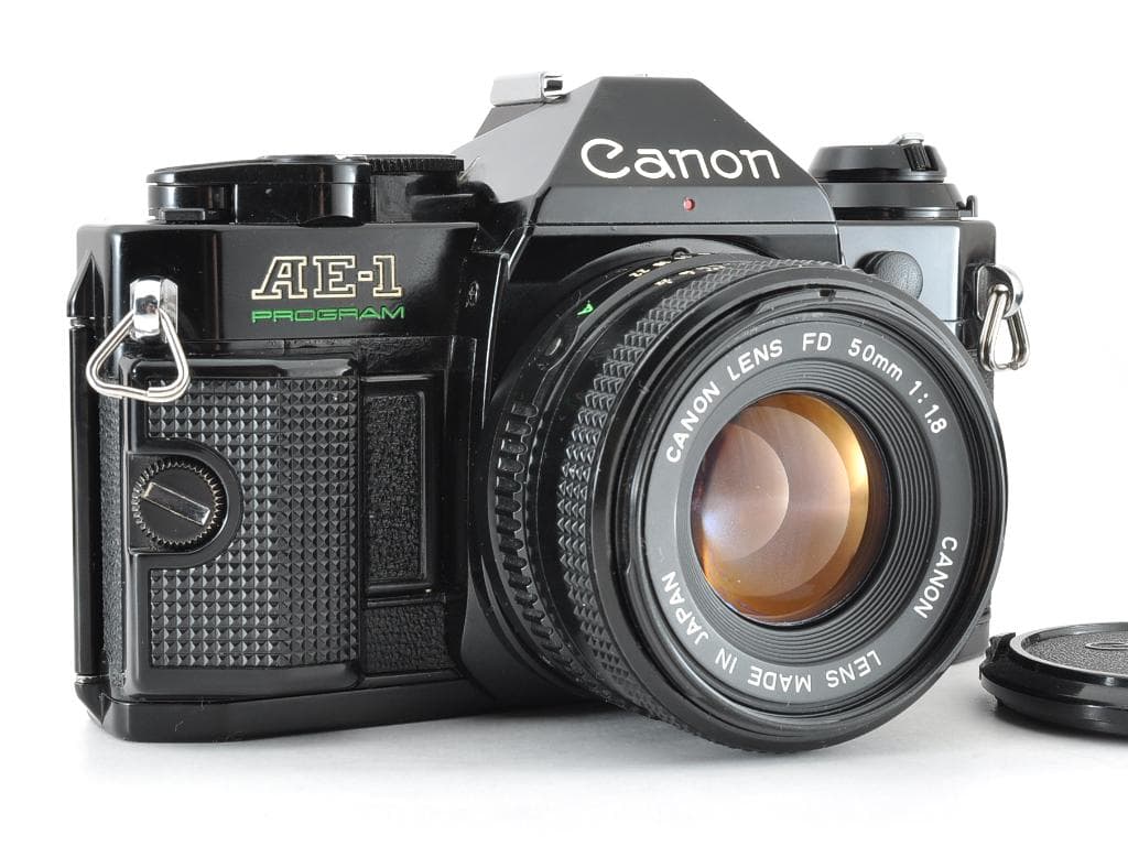 キヤノン AE-1 PROGRAM NEW FD 50mm f1.8 動作確認済