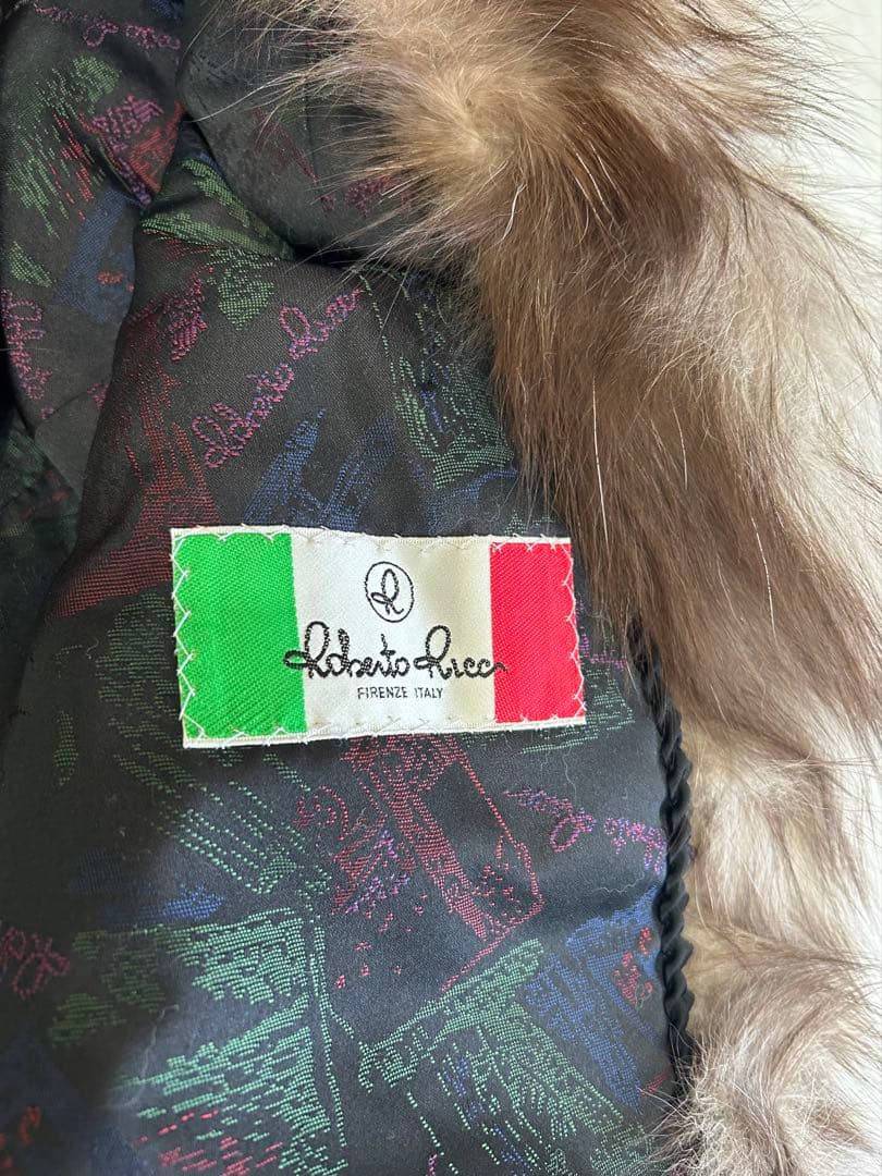 SAGAミンク　毛皮ショート丈コート　リアルファーミンク　フリーサイズ（M〜L）