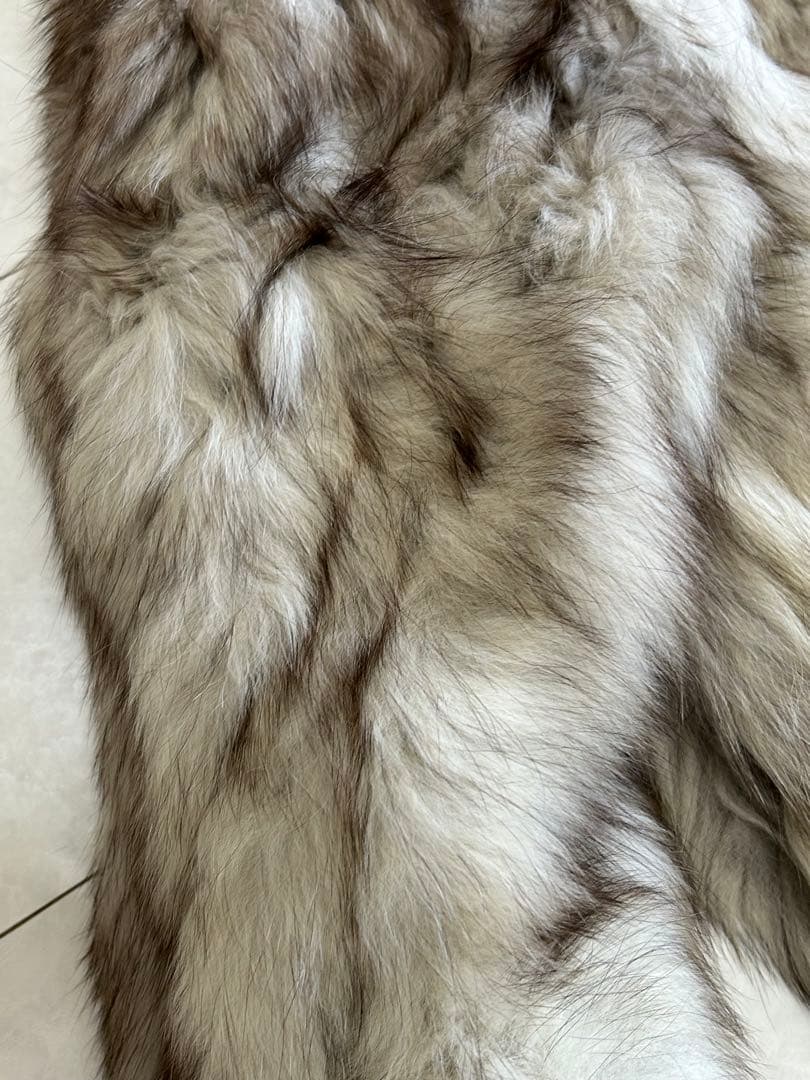 SAGAミンク　毛皮ショート丈コート　リアルファーミンク　フリーサイズ（M〜L）