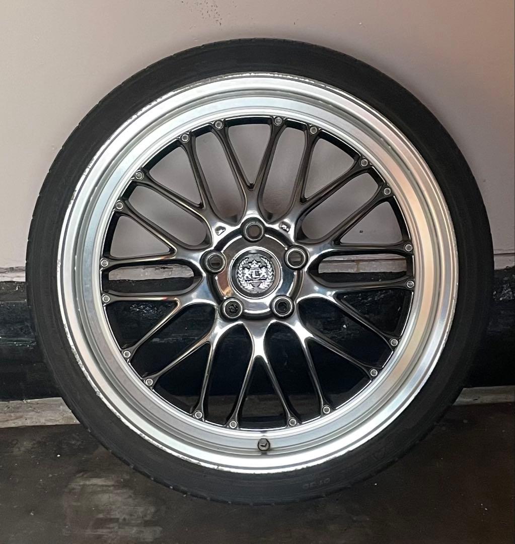 【送料込み】レアマイスター ブルネッロ 19インチ 8J+50 114.3 4本