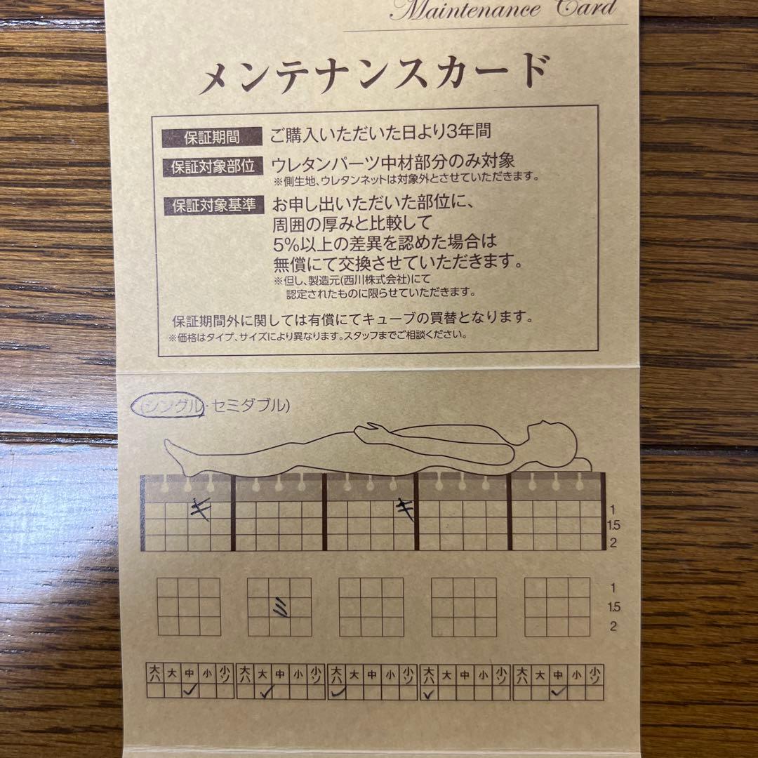 じぶん敷ふとん頂　2024年購入品　シングルマットレス