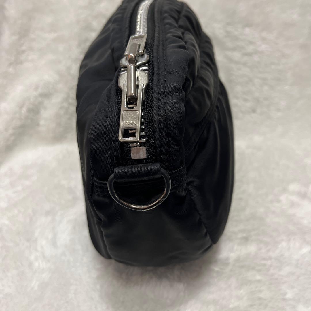 PORTER タンカー ショルダーバッグ ハーフムーン ブラック