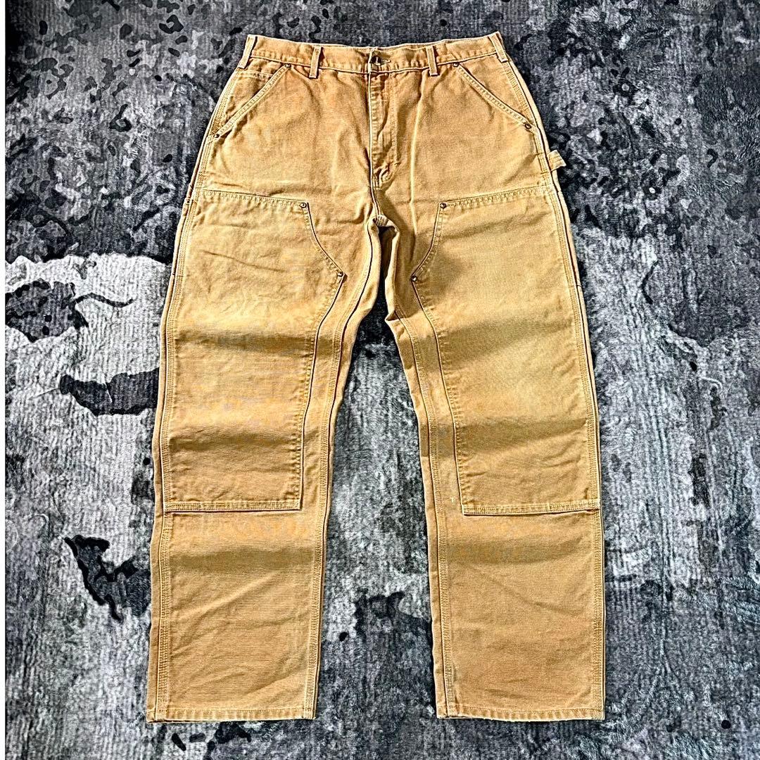 USA製 36×32 Carhartt 金ボタン YKKチャック 人気カラー