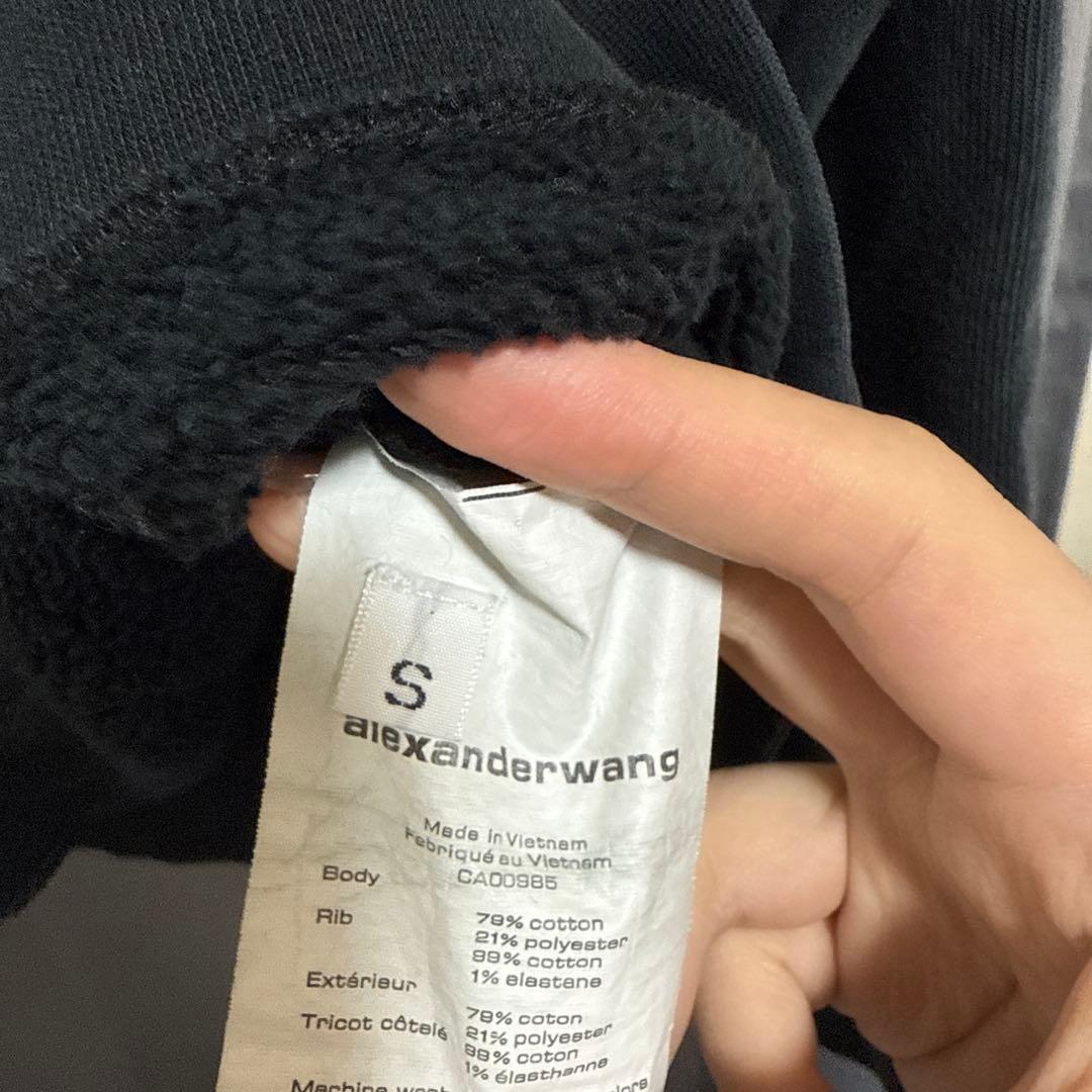 alexanderwang ロゴ刺繍 トレーナー Sサイズ
