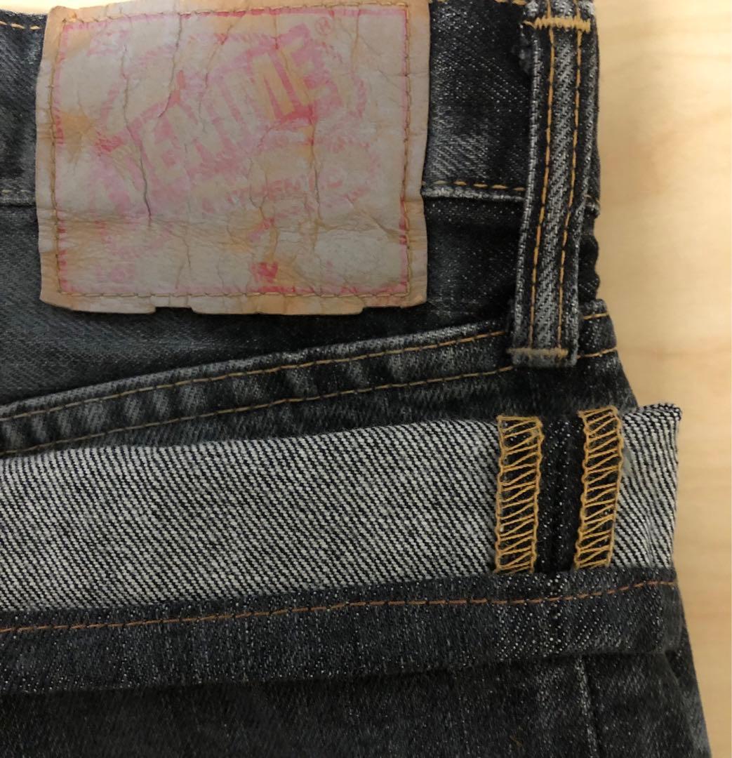 DENIME ドゥニーム 日本製 ORIZZONTI ブラック USED W31
