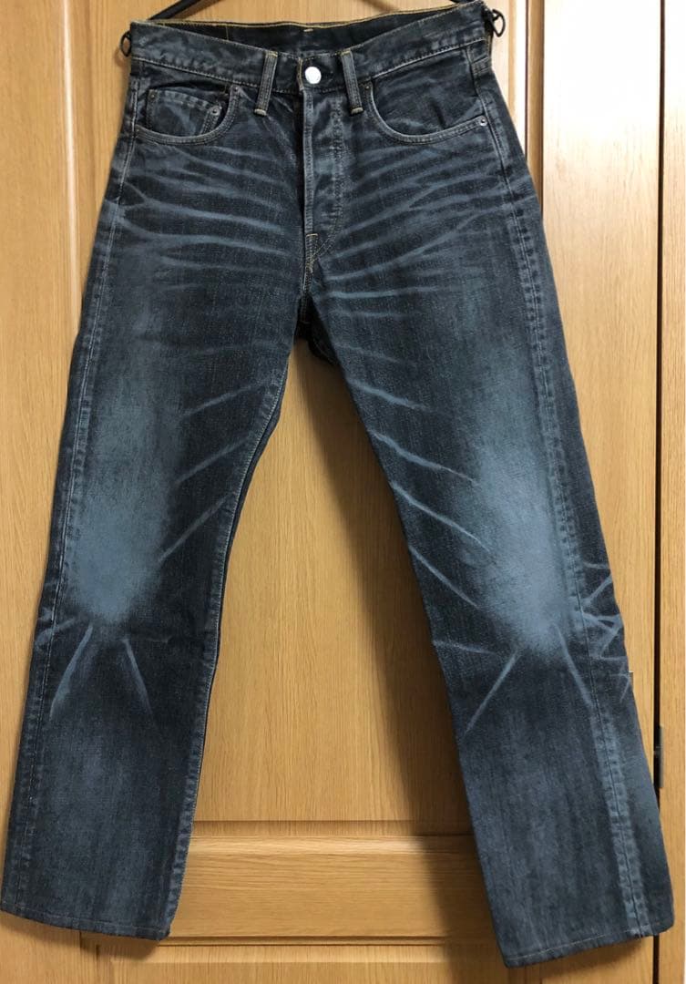 DENIME ドゥニーム 日本製 ORIZZONTI ブラック USED W31