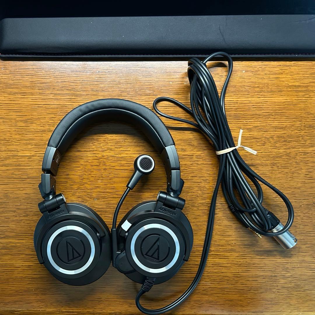 audio-technica ATH-M50xSTS マイク付ヘッドホン