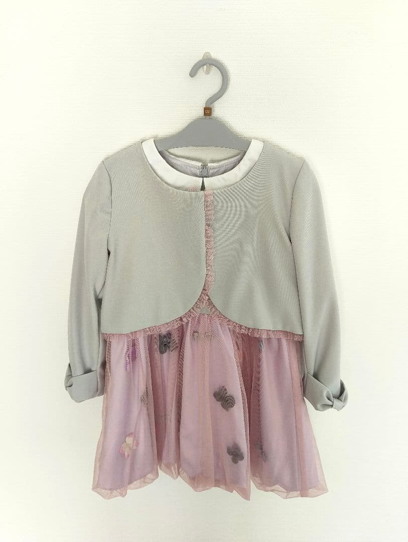 panpantutu お花とリボンのフォーマルセットアップ　120