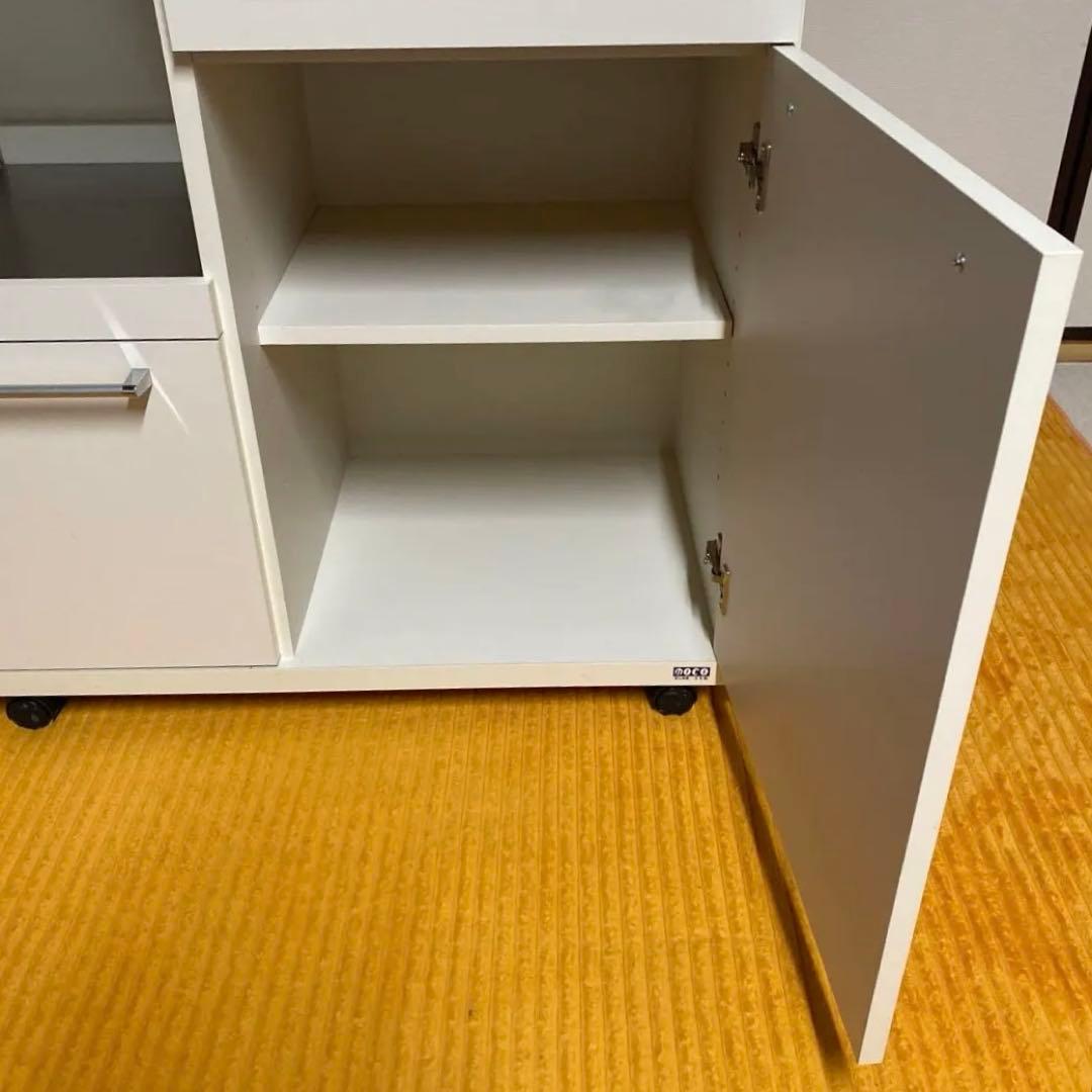 フナモコ キッチンカウンター カウンター 食器棚 引取り限定