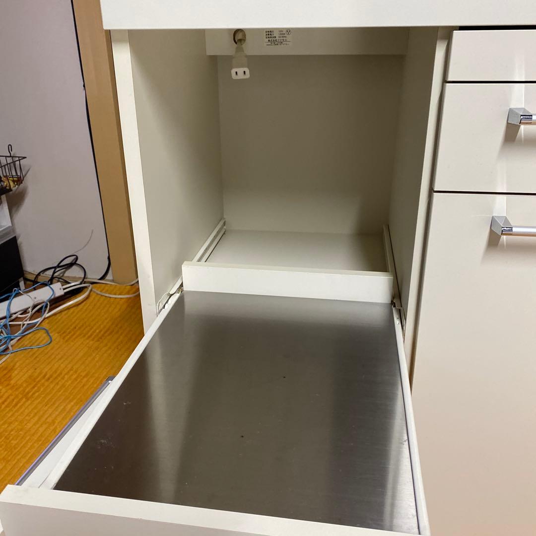 フナモコ キッチンカウンター カウンター 食器棚 引取り限定