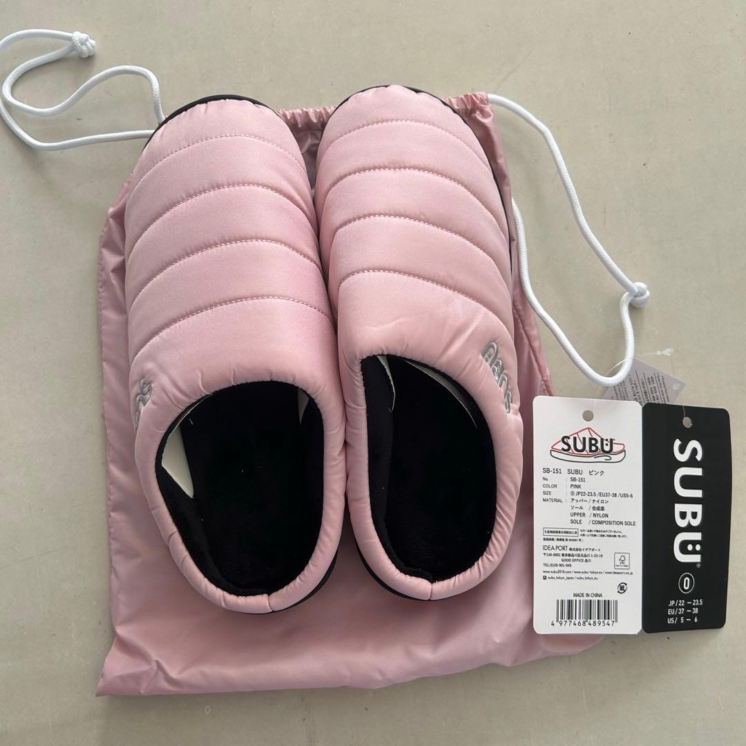 SUBU ピンク　22-23.5【袋付き】