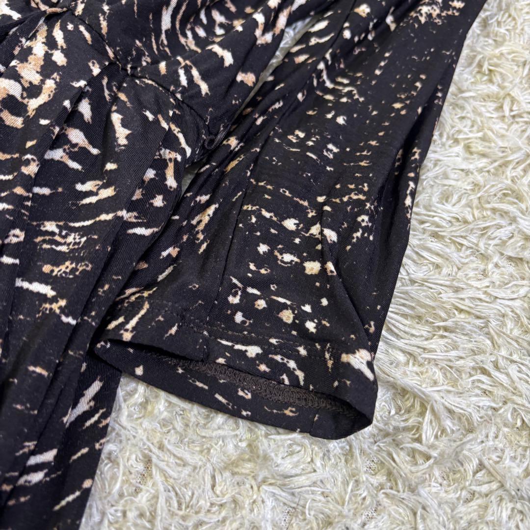 マックスマーラ　イタリア製　レーヨン　カシュクール　膝丈ワンピース　40