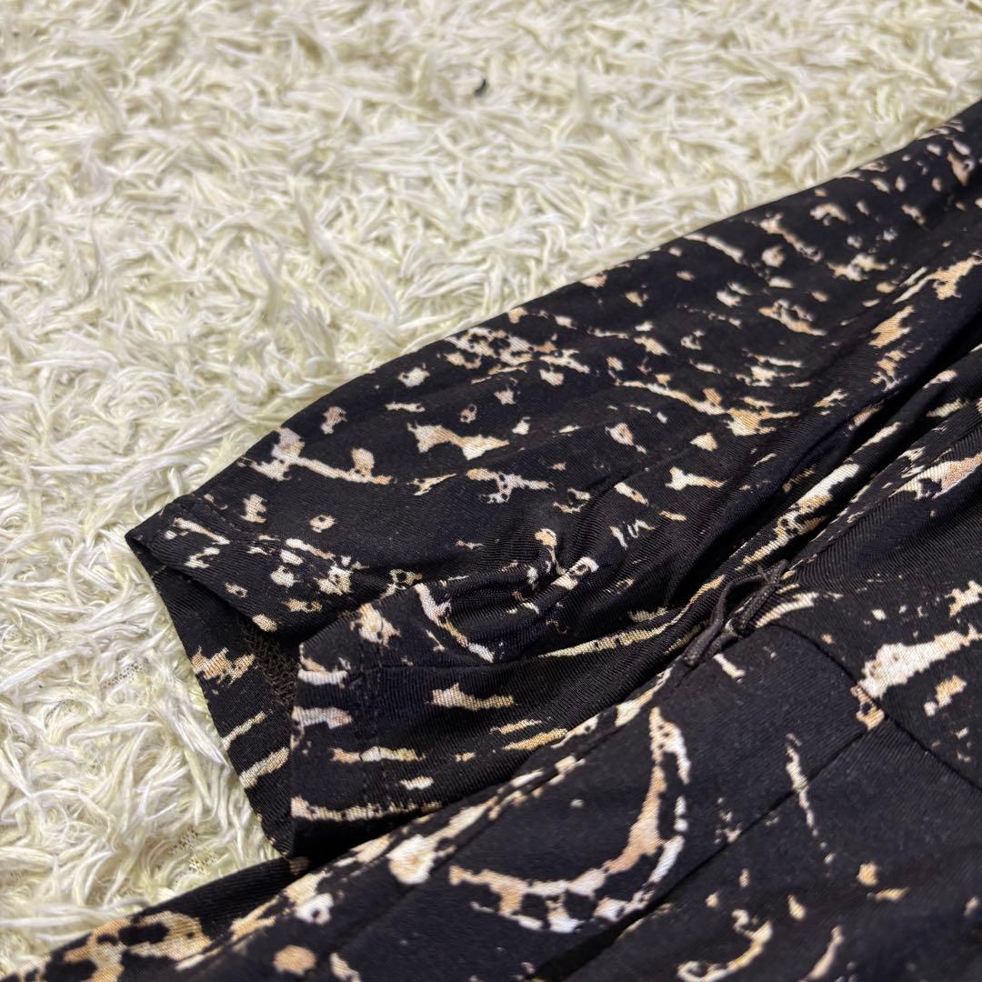 マックスマーラ　イタリア製　レーヨン　カシュクール　膝丈ワンピース　40