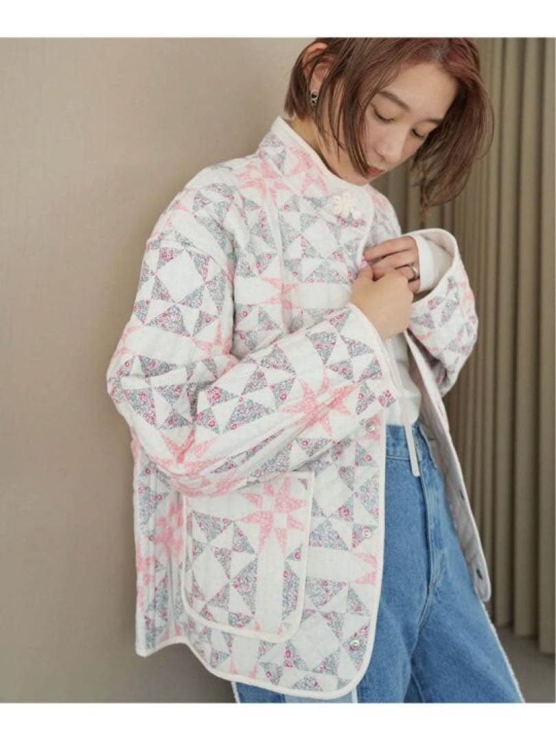 SLOBE citron. 2WAYアメリカンキルトブルゾン