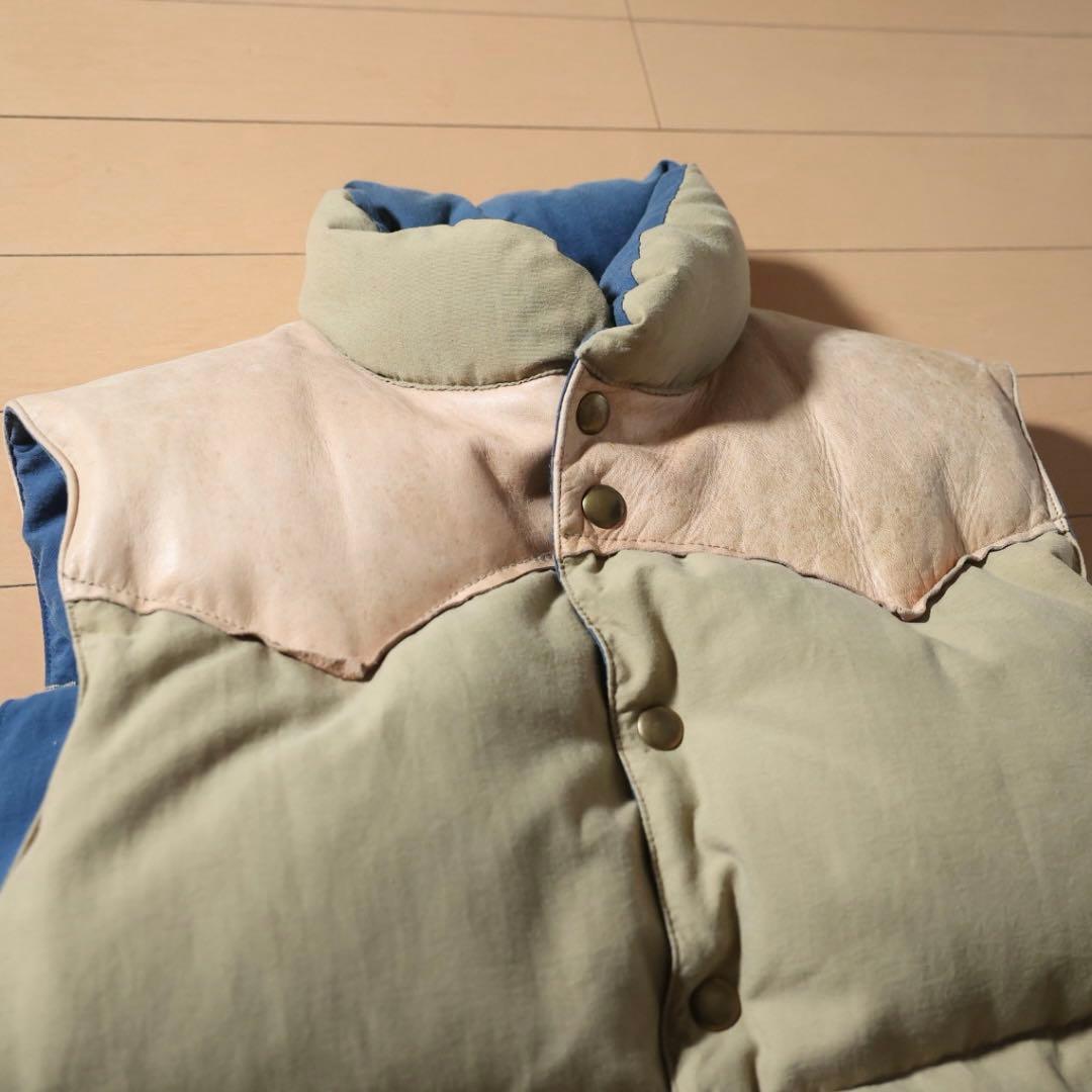 WAREHOUSE ダブルワークス ロッキーマウンテン ダウンベスト M