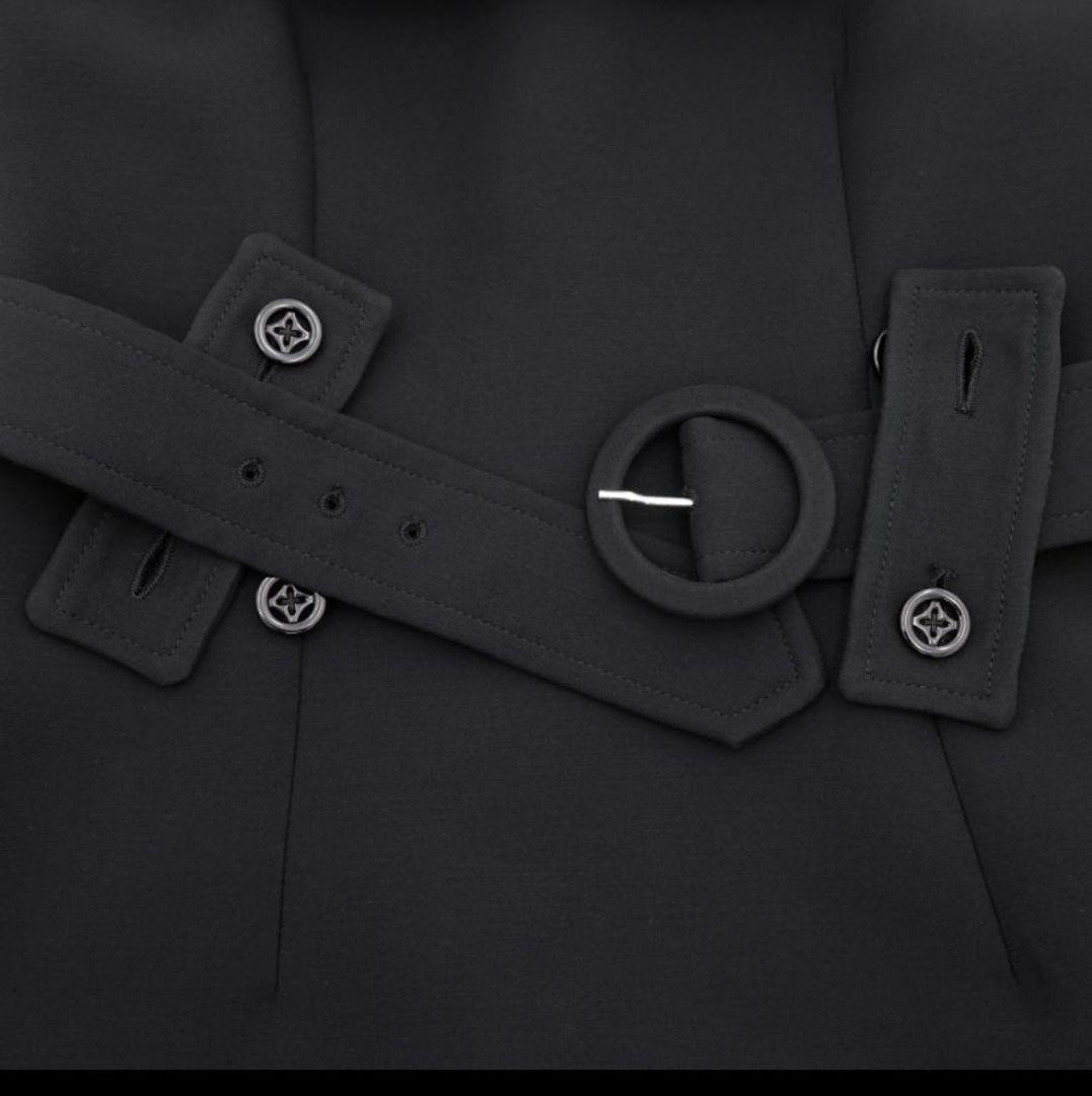 桃 月 豪華ルイビトンロゴ刺繍ワンピース クリスマスディナーにもモデル