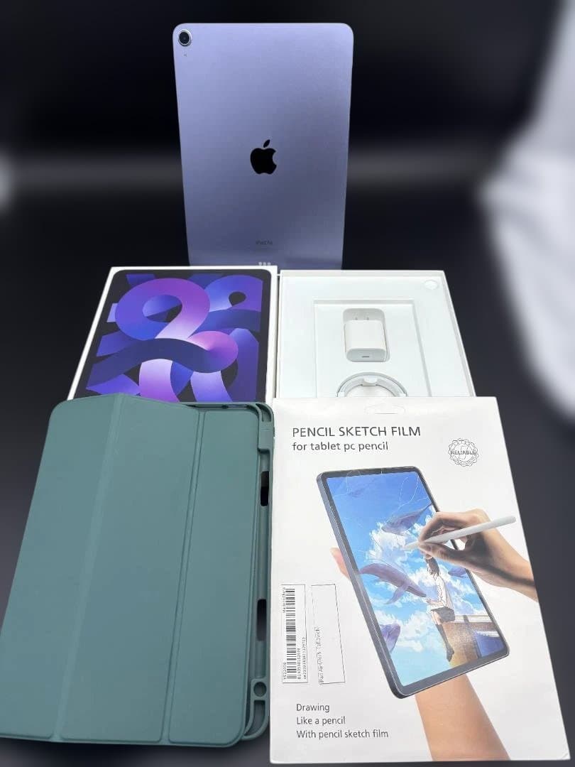 iPad Air（第5世代） Wi-Fi 64GB パープル 美品 ケース付き