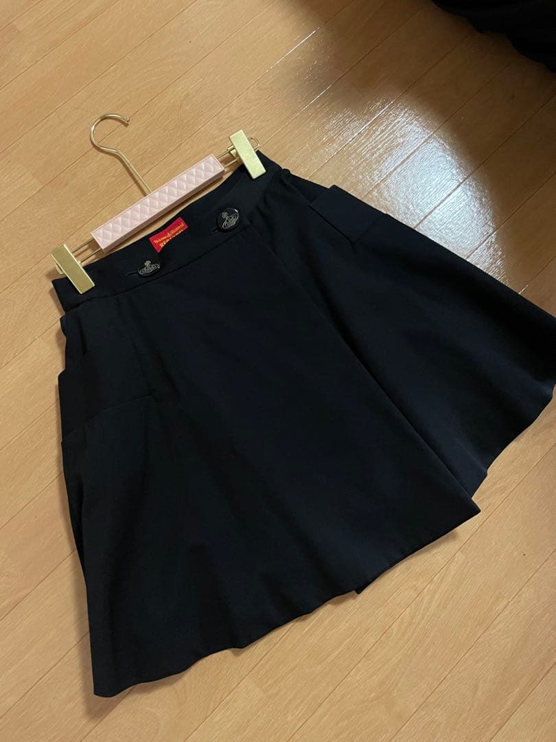 【美品】Vivienne Westwood 巻きスカート 黒 ほぼ未使用