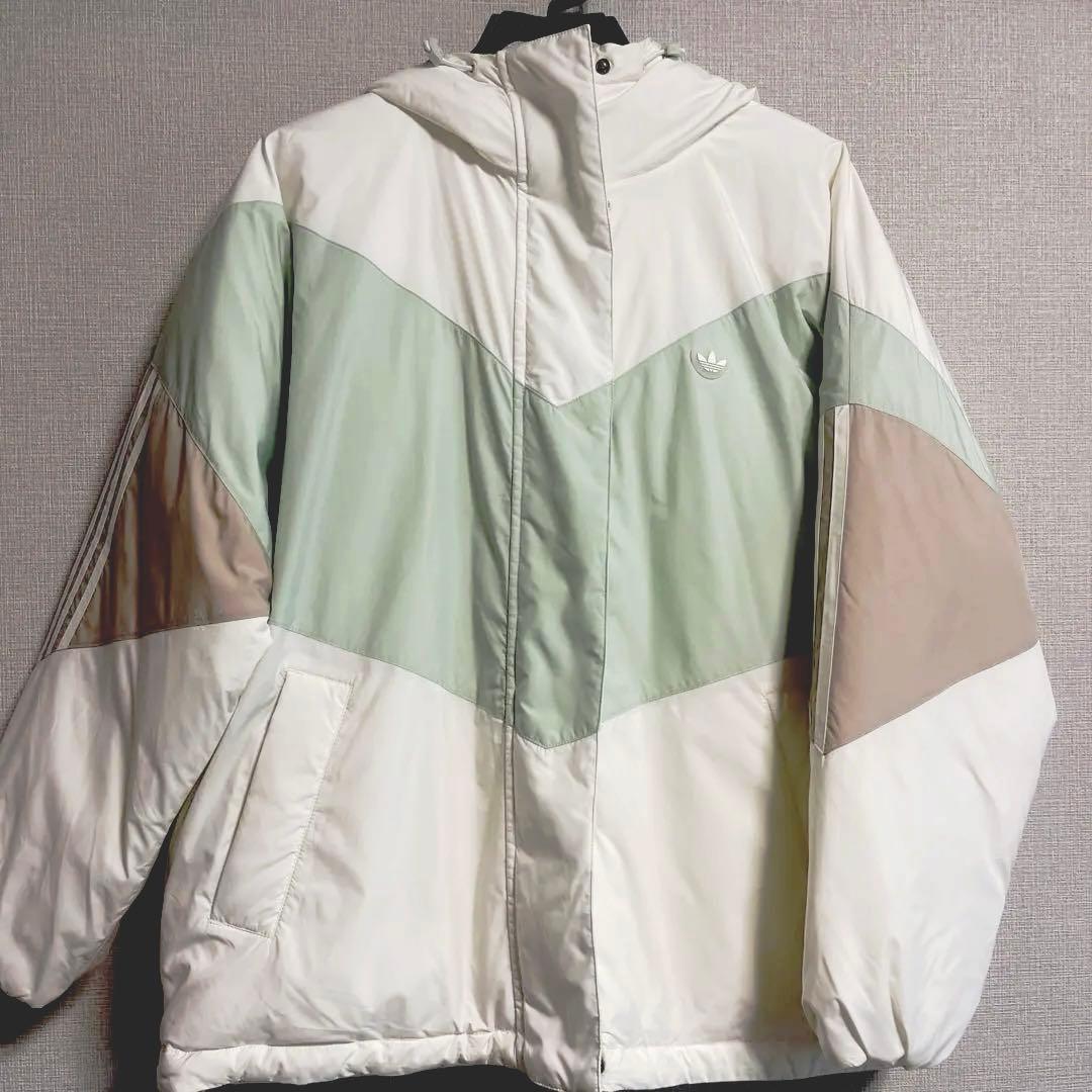 adidas カラーブロックダウンジャケット S ダウン　コート