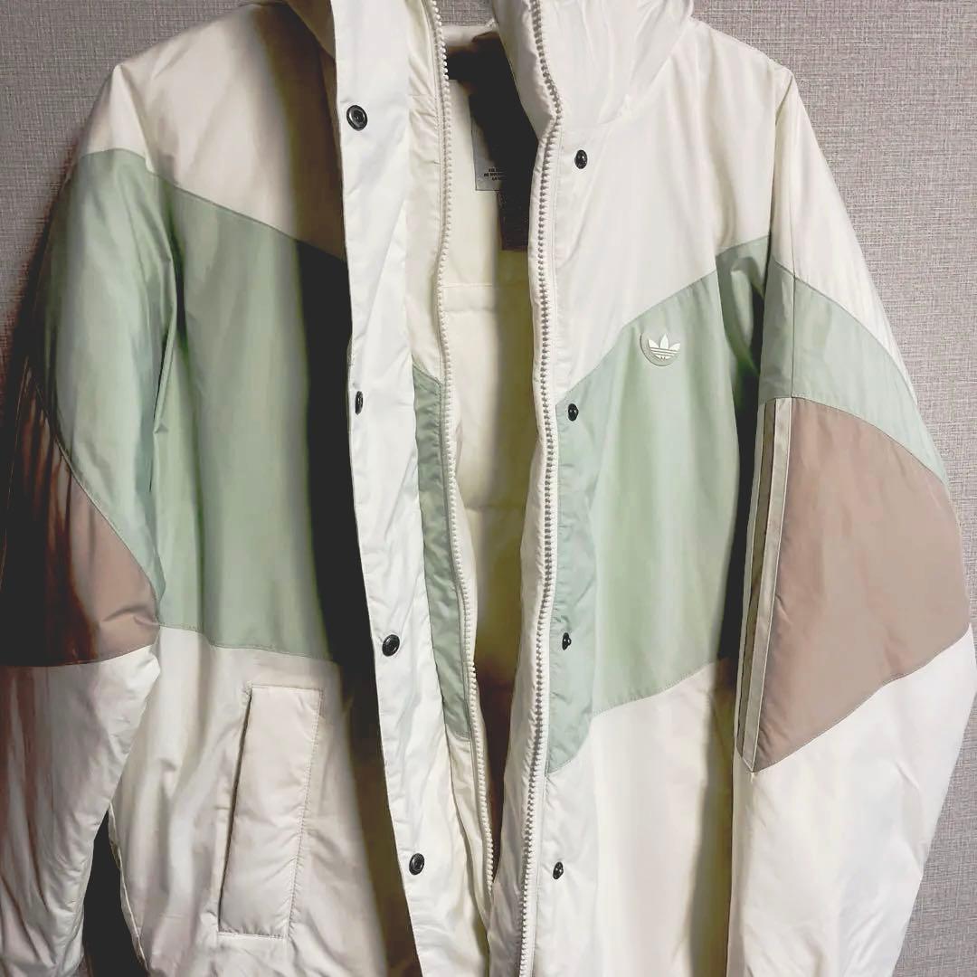 adidas カラーブロックダウンジャケット S ダウン　コート