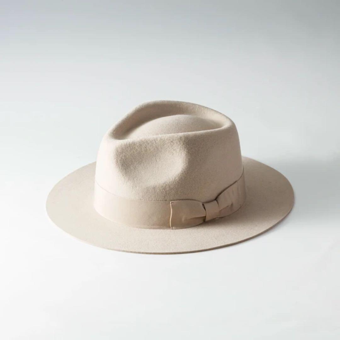MIDDLE BRIM FLAT HAT ミドルブリムハット