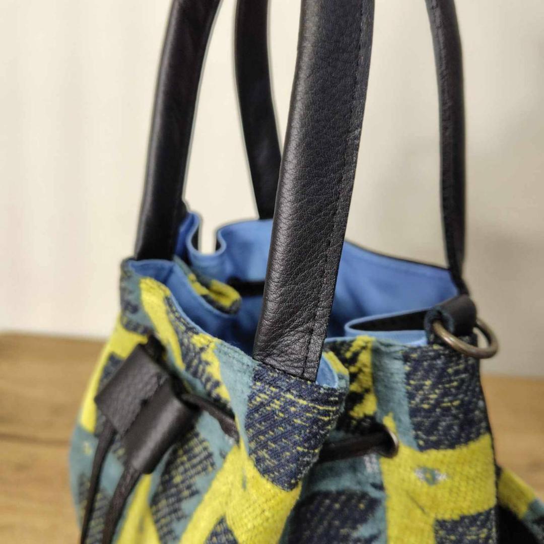 ピュウチャン様　/thoroughbredサラブレットネイビー/巾着Lサイズ