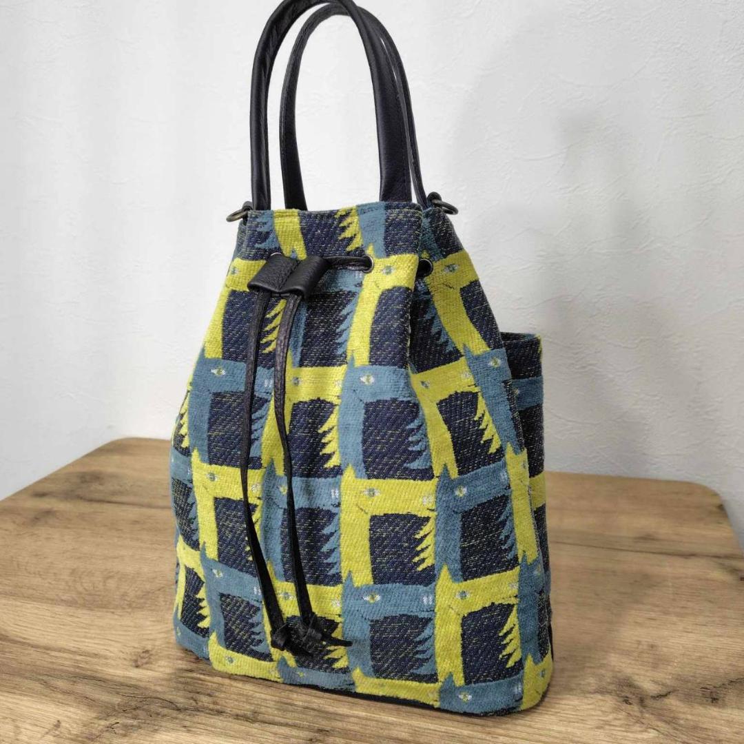 ピュウチャン様　/thoroughbredサラブレットネイビー/巾着Lサイズ